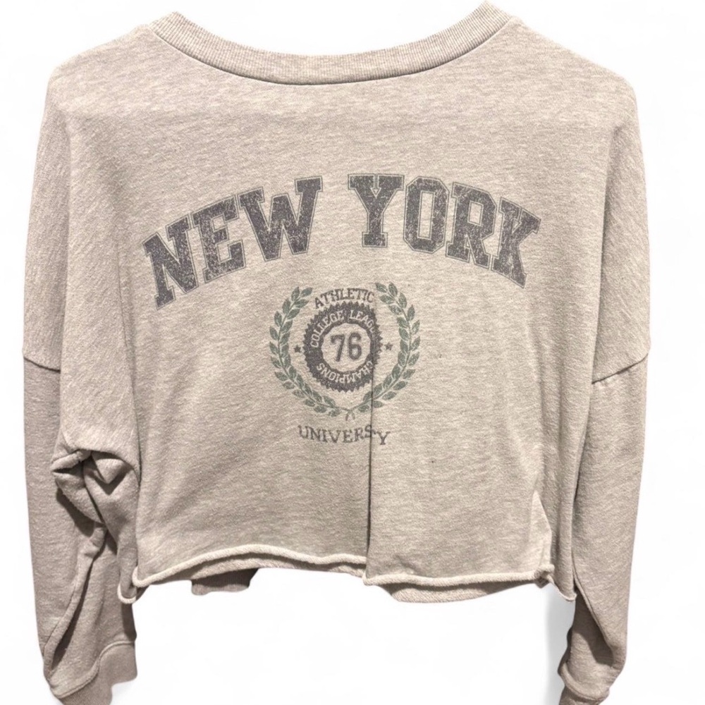 Colsie Gray New York University Sweatshirt